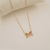 Personalized Alphabet Necklace 4.83 Grams, 18kt Gold
